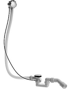 Duravit vidage et trop-plein 790226000001000 drain central, chromé