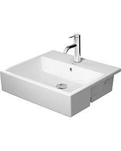 Duravit Vero Air semi-recessed washbasin 0382550060 white, 55x47cm, without tap hole, with overflow