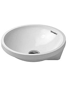 Duravit Architec Einbauwaschtisch 0463400000 Ø 40 cm, weiss, Einbau von unten