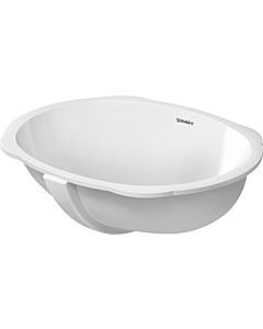 Duravit Santosa Einbau Waschtisch 04665100001 51 x 37,5 cm, Einbau von unten, weiss, wondergliss