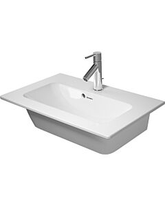 Duravit ME by Starck Compact Waschtisch 2342630000 weiss, 63x40cm, mit Hahnloch, mit Überlauf