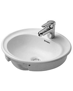 Duravit Manua Einbau Waschtisch 5220480000 48 cm, Einbau von oben, weiss