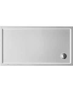 Duravit Starck Slimline de douche rectangulaire 720236000000001 140 x 80 x 6 cm, antidérapant, blanc