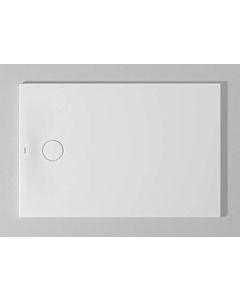 Duravit Receveur de douche rectangulaire Tempano 720197000000000 120 x 80 x 4,5 cm, au ras du sol, blanc