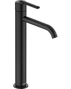 Duravit Balcoon mitigeur lavabo XL BA1043002046 FreshStart et MinusFlow, saillie 153 mm, sans tige de traction garniture de vidange , noir mat
