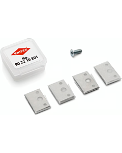 KNIPEX Knife Set 4003773087564 Plastic Pipe Cutter, Set with 8 Replacement Blades