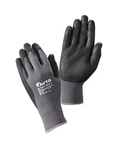 Gant tricoté FORTIS 4317784794046 PU/nylon, gris, taille 7