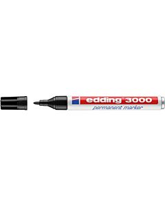Edding permanent marker 3000 black 4-3000001