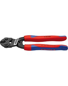 KNIPEX CoBolt Compact Bolt Cutters 7102200, 200mm multi-component handles 200mm KNIPEX