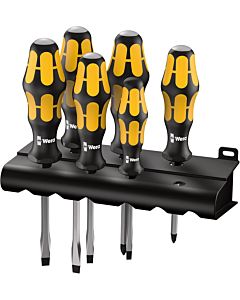 Wera Schraubendreher-Satz 4013288018137 Schlitz/PZ 6-teilig