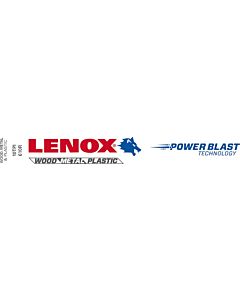 LENOX reciprocating saw blade bimetal 20562610R 10 teeth 152x19x0.9mm PU 5