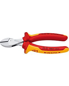 KNIPEX X-Cut Kompakt-Seitenschneider 7306160, 160mm Hochübersetzt Kunststoff-Griffen KNIPEX