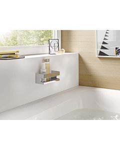 Emco System 2 wall basket 354500520 225x89.5x92mm, with concealed mounting, black-chrome brushed