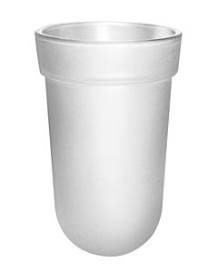 Emco Glasteil Polo 071500091 Kristallglas satiniert, für WC-Bürstengarnitur