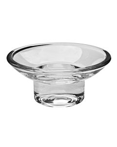 Emco Seifenschale 073000090 Kristallglas, für Seifenhalter, Polo