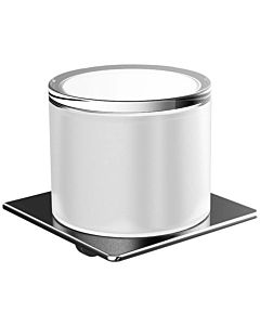 Emco Art Flüssigseifenspender 162100102 chrom, mit Stülpbecher, Glas satiniert, ca. 155 ml