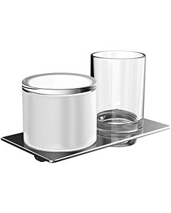 Emco Art Flüssigseifenspender/Glashalter 163100102 chrom