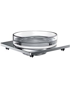 Emco Liaison Seifenhalter für Reling 183000102 chrom, Kristallglas klar