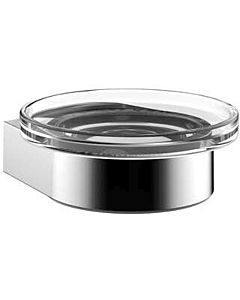 Emco porte-savon Flow 273000100 chromé , verre cristal clair