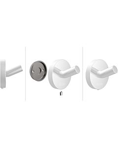 Emco Round Handtuchhaken 437513900 40mm, weiss