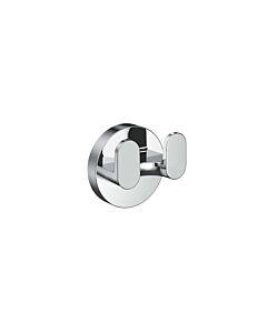 Emco round C double towel hook 437500102 50mm, chrome
