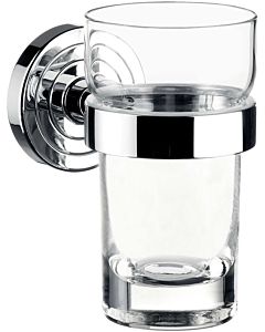 Emco Glashalter Polo chrom, Kristallglas klar