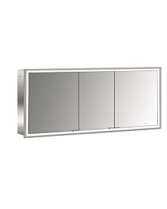 Emco prime Unterputz-Lichtspiegelschrank 949706296 1600x730mm, 3-türig, aluminium/spiegel