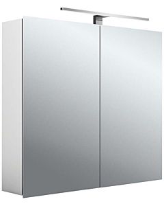 Emco Asis Mee armoire à miroir éclairée en saillie 949805051 800 x 746 mm, 2 portes, aluminium