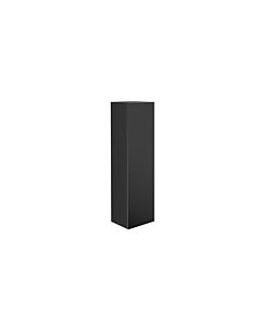 armoire haute Emco evo 957950902 1500mm, avec porte vitrée, noir brillant / noir