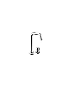 Emco Evo Waschtisch-2-Loch-Armatur 958300102 chrom, mit Dreh-/Kipphebel, passend zu Waschtisch 9577 114 62