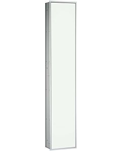 Emco Asis Modul 300 Schrankmodul 972027413 aluminium/optiwhite, 1 Tür, Unterputzmodell
