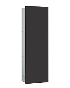Emco asis 2.0 flush-mounted cabinet module 972227512 966mm, with glass door, glass front, black high gloss