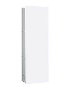Emco asis 2.0 flush-mounted cabinet module 972228412 966mm, with glass door, glass front, white matt