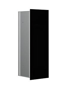 Emco asis 2.0 flush-mounted waste collector module 975327501 170x497mm, with glass front, black high gloss