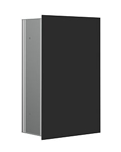 Emco asis 2.0 flush-mounted waste collector module 975328502 316x497mm, with glass front, matte black