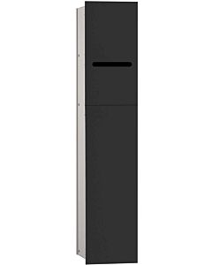 Emco Asis module 2. 1930 WC module 975427551 black, 170x811 mm, stop left, flush-mounted
