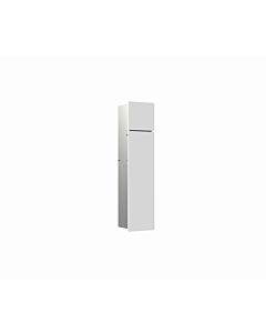 Emco Asis pure encastré WC - garniture de toilette 975551301 170x730mm, charnière de porte à droite, avec compartiments, blanc mat