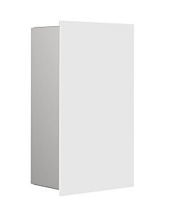 Emco asis pure flush-mounted waste collector module 975527413 250x436mm, with glass front, white high gloss
