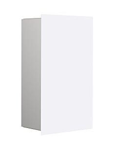 Emco asis pure  Unterputz-Abfallsammler-Modul 975528413 250x436mm, mit Glasfront, Glasfront, weiß matt