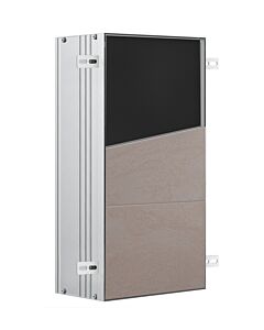 Emco asis plus flush-mounted waste collector module 975611015 aluminum, 492x250mm, door tileable