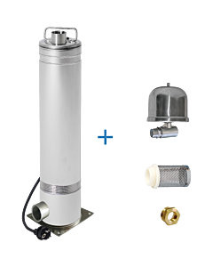 pompe à pression submersible Ewuaqua Inox 6-60 plus L avec sortie noire