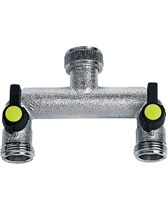 Ewuaqua Zwei-Wege-Verteiler 73469C 3/4", verchromt