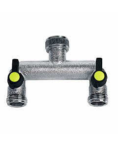 Ewuaqua Zwei-Wege-Verteiler 73469C 3/4", verchromt