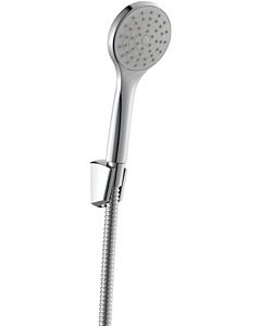 Ensemble de bain Fukana pure 5512350 chromé , douchette, pommeau de douche, Halter et flexible