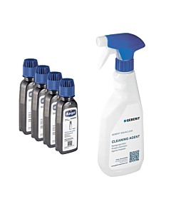Geberit AquaClean Reinigungsset Entkalkungsmittel und Reinigungsmittel für AquaClean Dusch-WCs