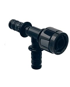 Geberit Mepla Übergangs-T-Stück 632375006 Ø 16/Ø 16/MF20, mit MeplaFix Adapter, PVDF