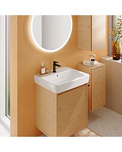 Geberit Renova Plan vanity unit 504024PS1, carcass/front in natural oak/melamine wood structure, width 54.6 cm, 1 door