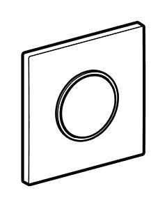 Geberit BetPl. HyTouch UR Sigma10 241915KK1 für UR- Strg. ab 2009, weiß/gold