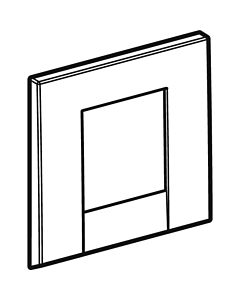 Geberit cover plate HyTronic UR Bolero for 241922211 UR controls from 2009, hgl. -chromed