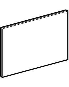 Geberit Sigma80 déclenchement 242618SM1 verre, miroir